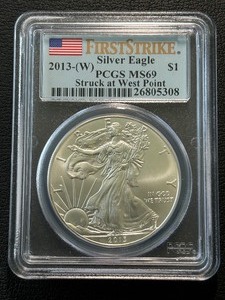 2013-W Silver Eagle PCGS MS69