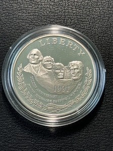 1991-S Mount Rushmore Silver Dollar Proof