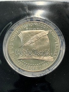 1987-S Constitution Silver Dollar Proof