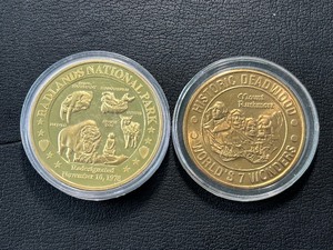 Mount Rushmore, Badlands, Empire State Building Tokens