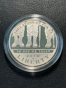 2010-W Disabled Veterans Silver Dollar