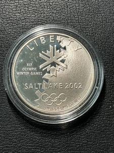 2002-P Olympics Salt Lake City Silver Dollar