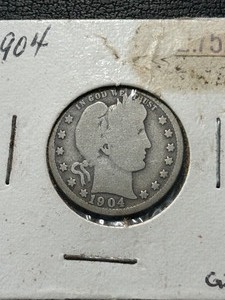 1904 Barber Quarter