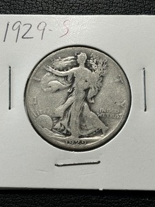 1929-S Walking Liberty Half Dollar