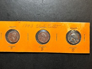1943 Steel Cent Set