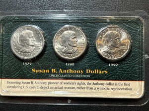 Susan B. Anthony Dollar Set Uncirculated