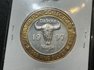1997 .999 Fine Silver Dakota Magic Token