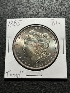 1885 Morgan Dollar BU Toned