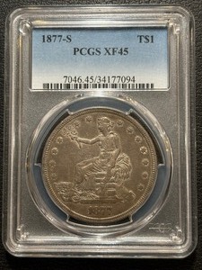 1877-S Trade Dollar PCGS XF45