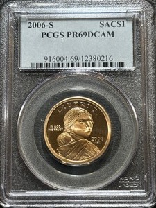 2006-S Sacagawea Dollar Proof PCGS PR69 Deep Cameo