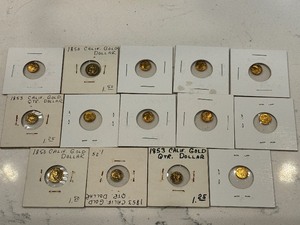 Lot of California Gold Replica Coins