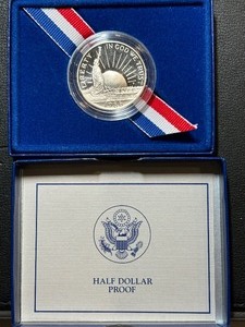 1986-S Statue of Liberty Half Dollar Proof