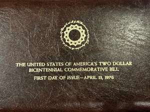 $2 Dollar Bicentennial Commemorative Bill