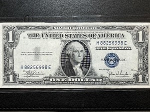 1935 C Blue Seal $1 Dollar Silver Certificate