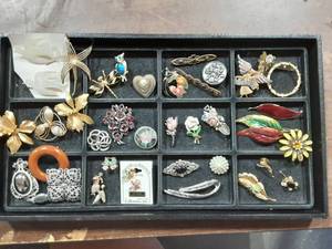 Lot Of Assorted Brooches (36 Pieces)