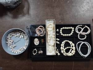 Items On Tray-Vintage Jewelry