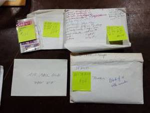 Lot Of Unused US Postage Stamps Including Many Plate Blocks-Face Value Over $40