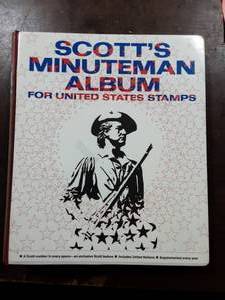 Scotts Minuteman Album For US Stamps 1870s to 1960s-Many Unused