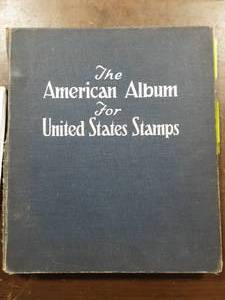 The American Album For US Stamps 1860s to 1940s-Many Unused
