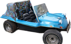 lot 1 image: 1959 Metallic BLUE Volkswagen VW Dune Buggy wSoft Top...