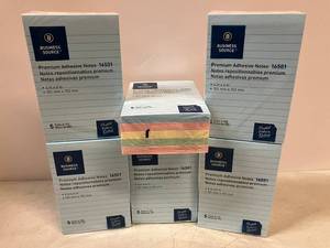Large Pastel Lined Sticky Notes