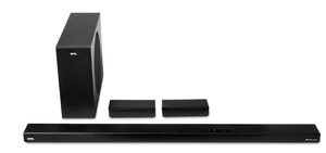 lot 25 image: Blast Onn. 5.1 Ultra-Slim Surround Soundbar System with Dolby Atmos, Wireless Subwoofer and Wireless Satellite Speakers