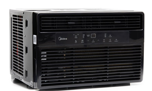 lot 64 image: Midea 10,000 BTU 115V Smart Window Air Conditioner with Comfort Sense Remote