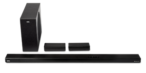 lot 73 image: Blast Onn. 5.1 Ultra-Slim Surround Soundbar System with Dolby Atmos, Wireless Subwoofer and Wireless Satellite Speakers