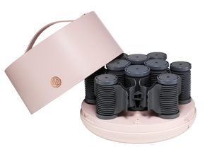lot 140 image: 10PCS Hairitage Ceramic Thermal Hot Rollers for all hair types & textures