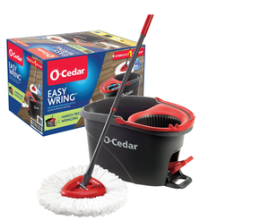 lot 159 image: LOT OF 2 O-Cedar EasyWring Spin Mop & Bucket System