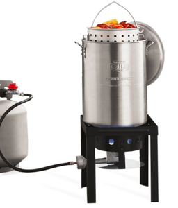 lot 208 image: Expert Grill 30Quart Boil Fry Steam Kit