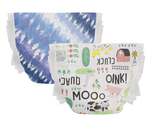 lot 405 image: The Honest Company, Clean Conscious Disposable Baby Diapers, Size 3, 96 Count