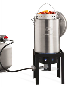 lot 413 image: Expert Grill 30 Quart Boil Fry Steam Kit