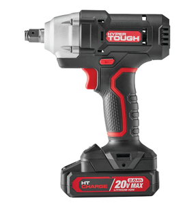 lot 434 image: Hyper Tough 20V Cordless 12 Impact Wrench, Variable Speed Trigger, 2.0 Ah Battery and Charger, 5774