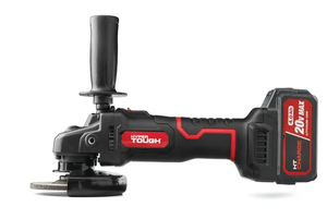 lot 436 image: Hyper Tough 20V 4.0Ah Lithium-ion Cordless Angle Grinder