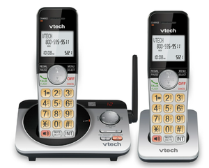 lot 441 image: VTech CS5229-2 2 Handset Extended Range DECT 6.0 Cordless Phone with Answering System