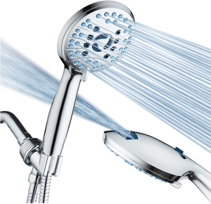 lot 489 image: AquaCare High Pressure 8-mode Handheld Shower Head