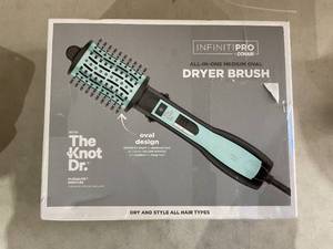 lot 327 image: InfinitiPro by Conair The Knot Dr. All-in-One Medium Oval Dryer Hot Air Brush BC117
