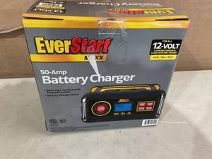 lot 363 image: Everstart Maxx 15 Amp Automotive Battery Charger with 50 Amp Engine Start (BC50BE)