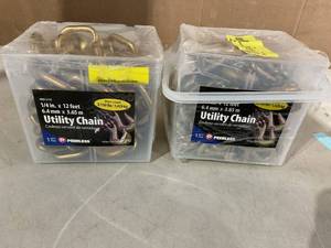 lot 390 image: LOT OF 2 Peerless Utility Chains