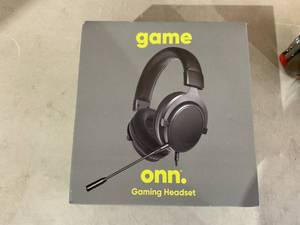 lot 395 image: Game Onn. Over-Ear Gaming Headset, Built-in Mic for PC, 6 ft Cable