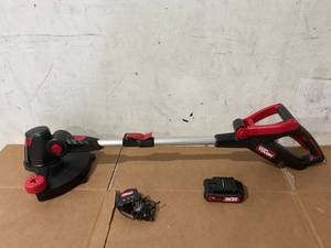 lot 261 image: Hyper Tough 20V Max Cordless 12 String Trimmer, HT21-401-003-02