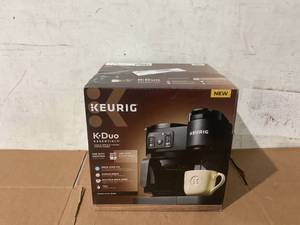 lot 285 image: Keurig K-Duo Essentials, Hot & Iced Single-Serve K-Cup Pod Coffee Maker & Carafe