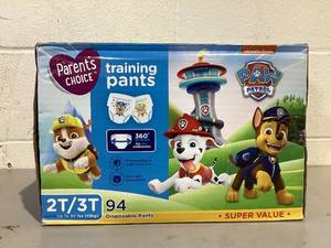 lot 407 image: Parents Choice Paw Patrol Training Pants 2T3T 94 Diapers