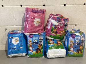 lot 409 image: LOT OF 6 Parents Choice Training Pants different Sizes