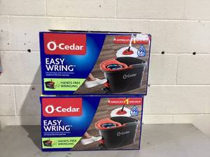 lot 456 image: O-Cedar EasyWring Spin Mop & Bucket System