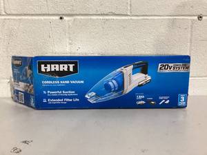 lot 460 image: HART HPHV33B Cordless Hand Vacuum 1.5 Ah Lithium Battery 20 Volt