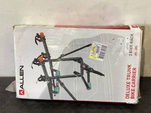 lot 512 image: Allen Sports Deluxe 2-Bike Trunk Mount Rack, Model 102DN-R, Black