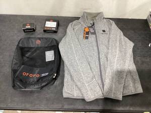 lot 596 image: Ororo Battery Heated Womens Heated Jacket, Grey (S)