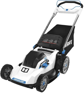 lot 38 image: HART 40-Volt 20-inch Cordless Brushless Push Mower Kit, (1) 6.0Ah Lithium-Ion Battery- Slightly Used